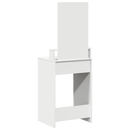 Make-Up Bord Med Skuffer - Hvid - 50X41X140 Cm