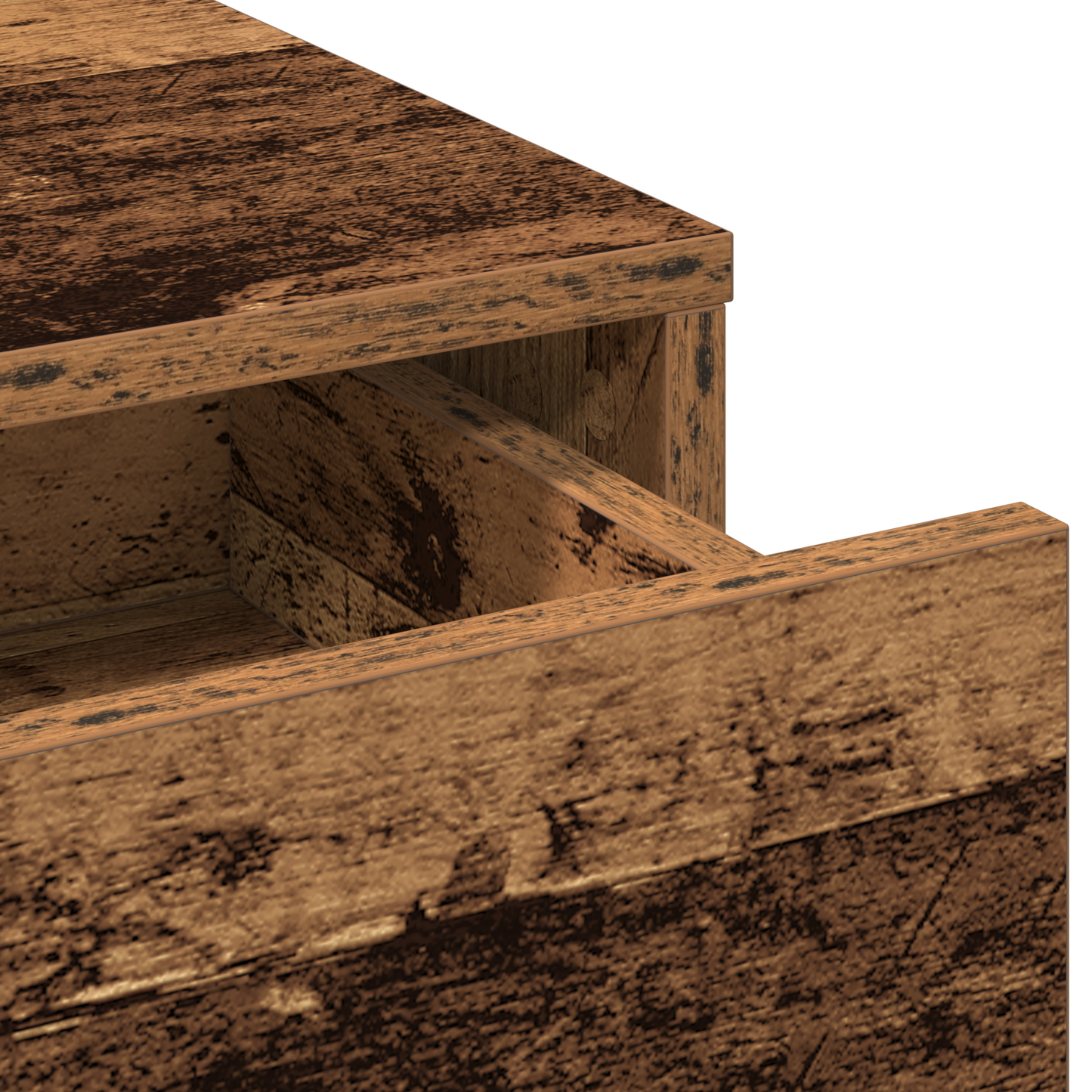 Dressingbord Gammelt Træ 50 X 41 X 140 Cm Konstrueret Træ