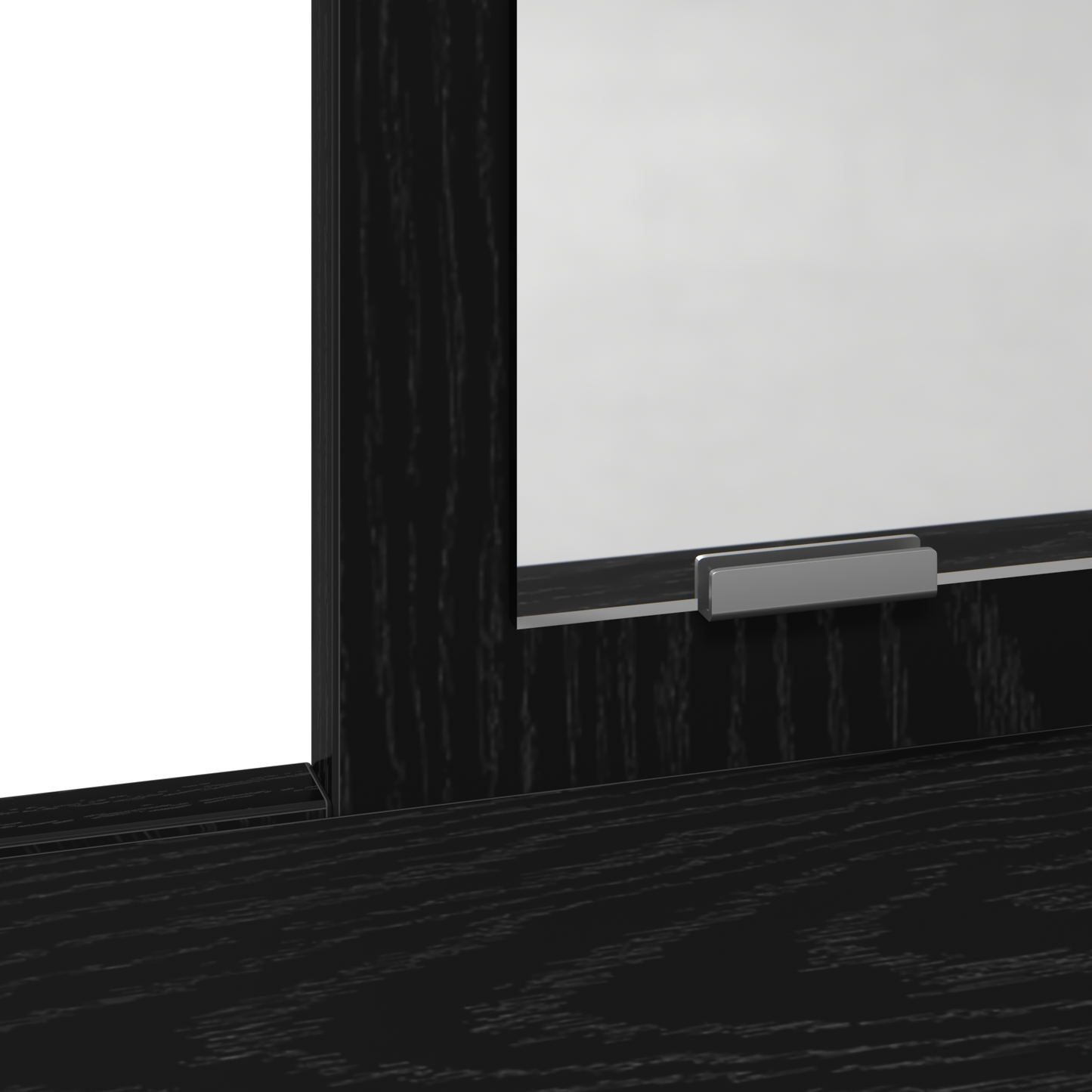 Dressingbord Sort Eg 100 X 41 X 140 Cm Konstrueret Træ