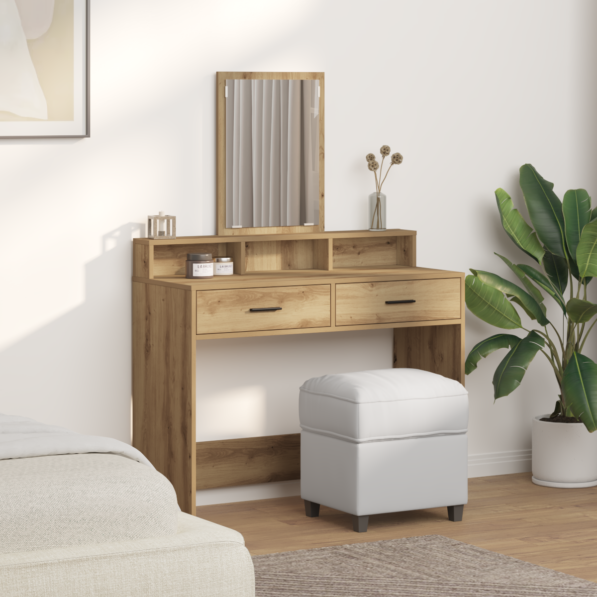 Dressingbord Artisan Eg 100 X 41 X 140 Cm Konstrueret Træ