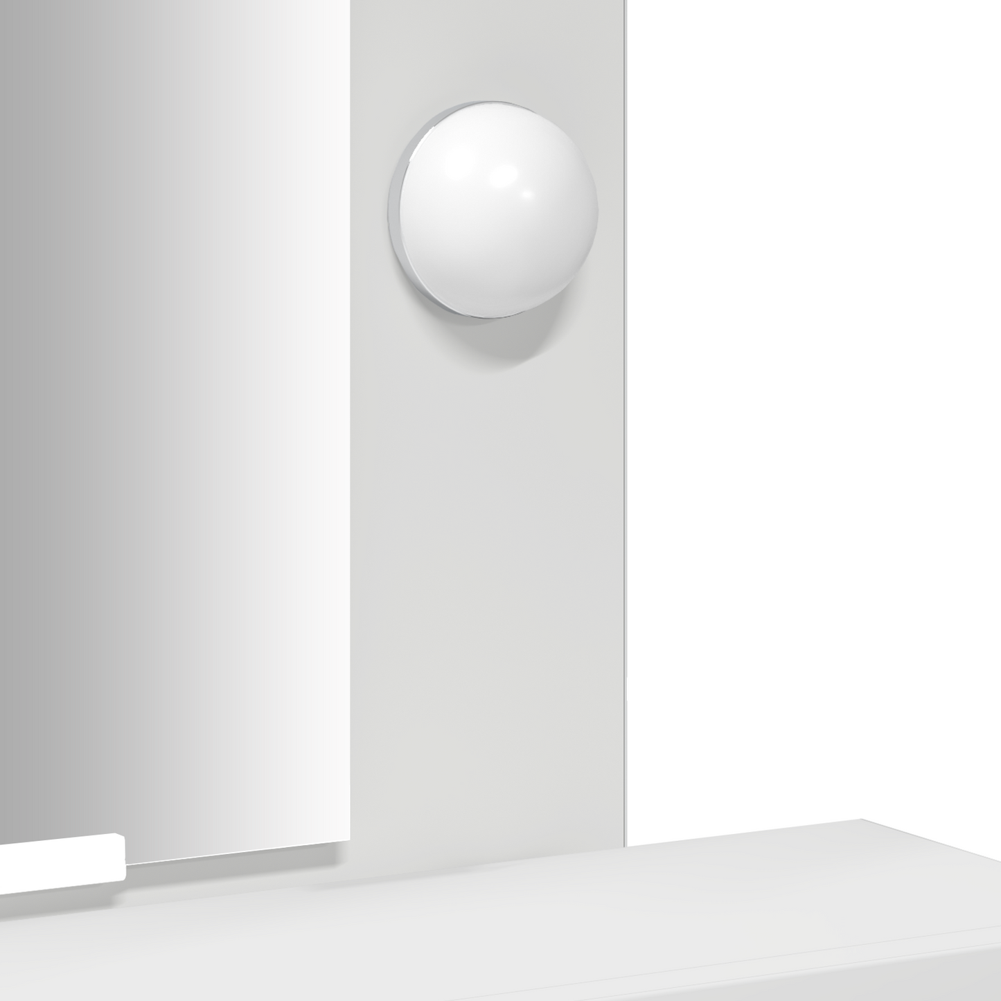 Klædeskab Med Skuffe Hvid 50 X 41 X 140 Cm Konstrueret Træ