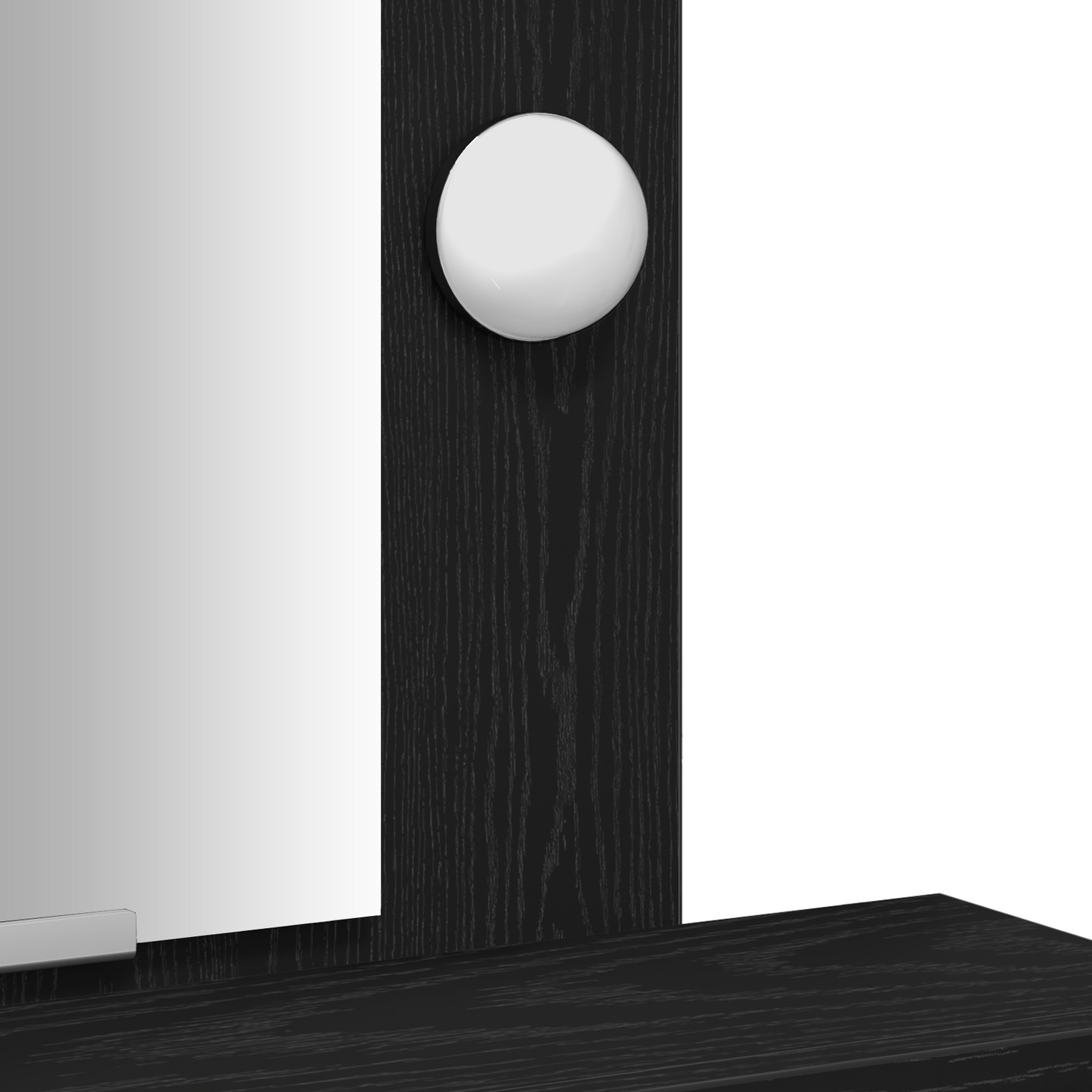 Klædeskab Med Skuffe Sort 50 X 41 X 140 Cm Konstrueret Træ