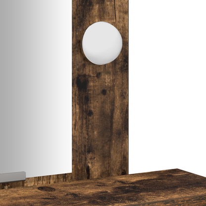 Klædeskab Med Skuffe Brun 50 X 41 X 140 Cm Konstrueret Træ