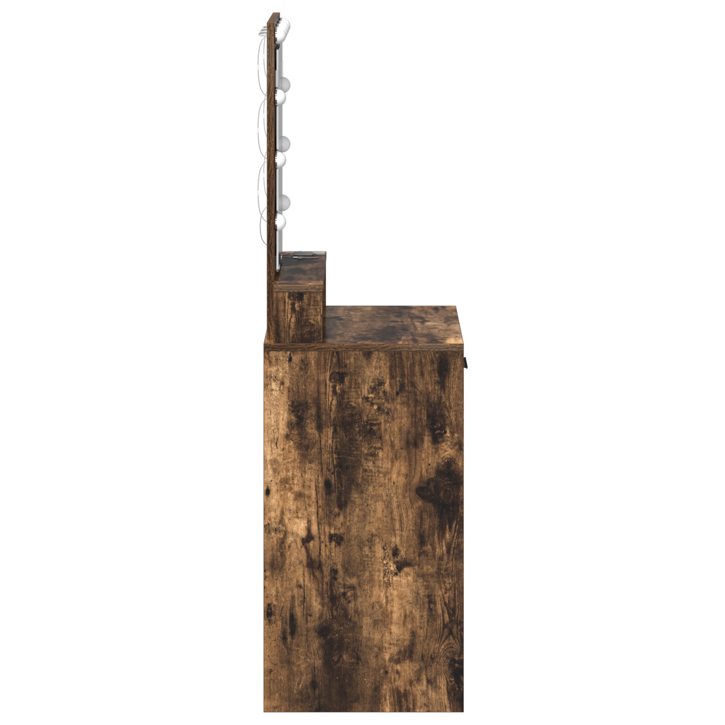 Klædeskab Med Skuffe Brun 50 X 41 X 140 Cm Konstrueret Træ