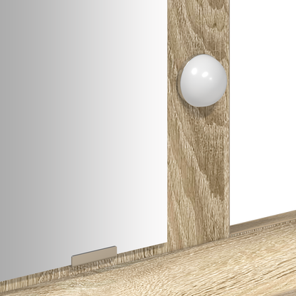 Klædeskab Med Skuffe Brun 79 X 41 X 140 Cm Konstrueret Træ