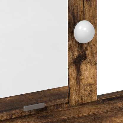 Klædeskab Med Skuffe Brun 100 X 41 X 140 Cm Konstrueret Træ