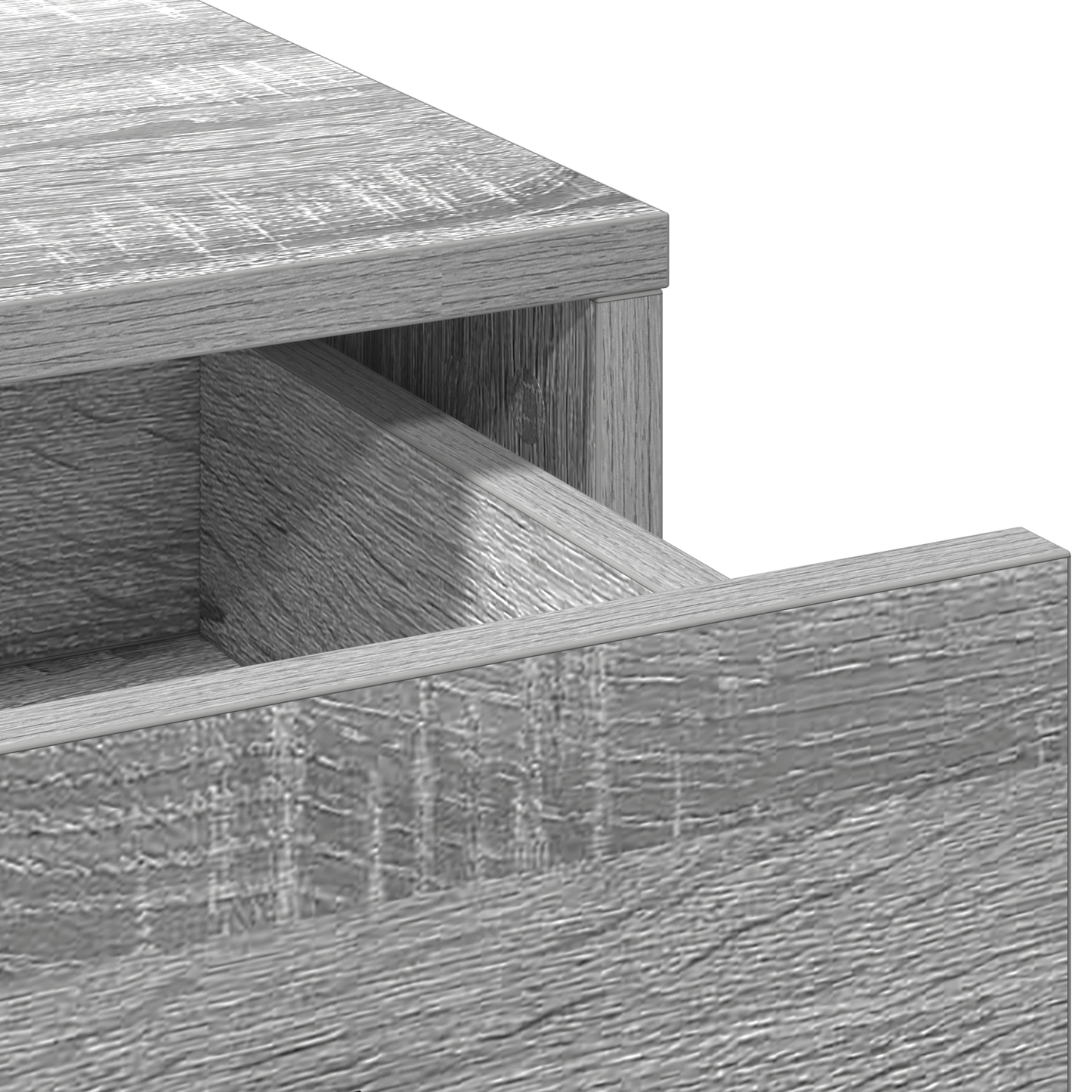 Klædeskab Med Skuffe Grå 100 X 41 X 140 Cm Konstrueret Træ