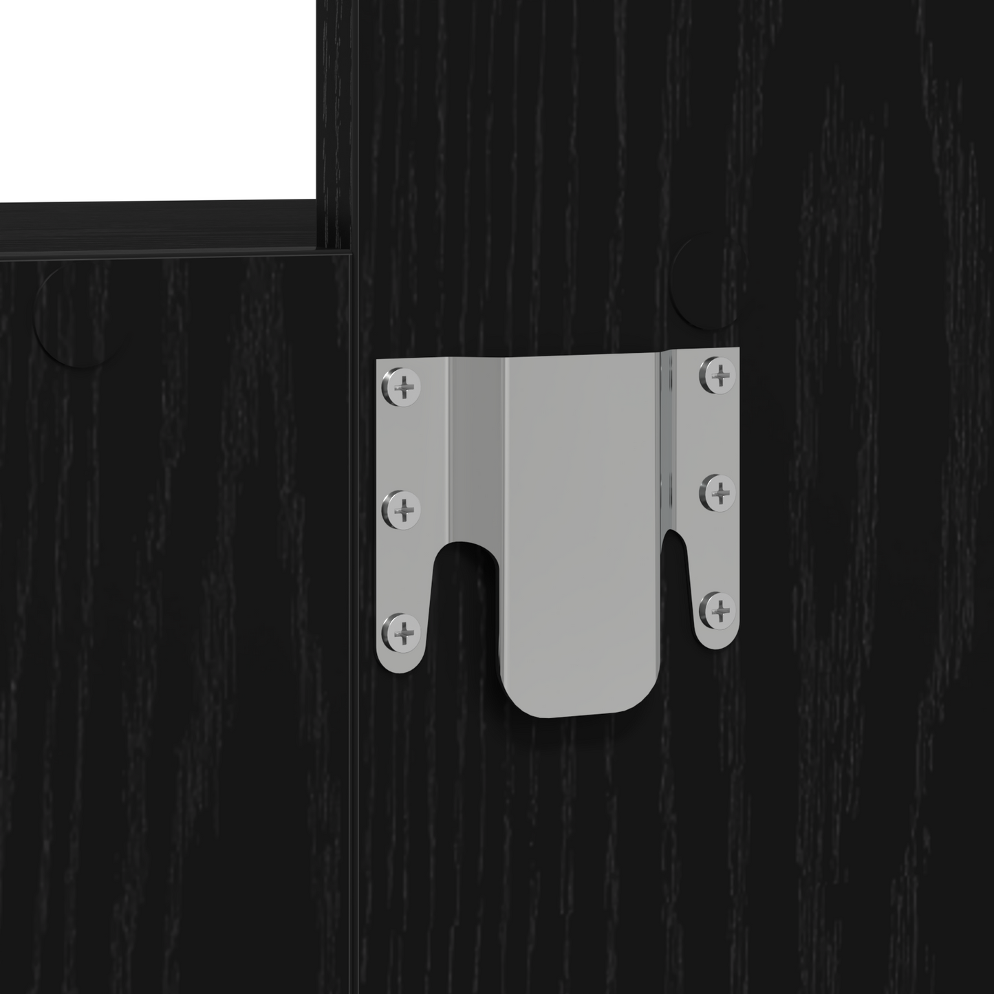 Klædeskab Med Skuffe Sort 60 X 40 X 70 Cm Konstrueret Træ