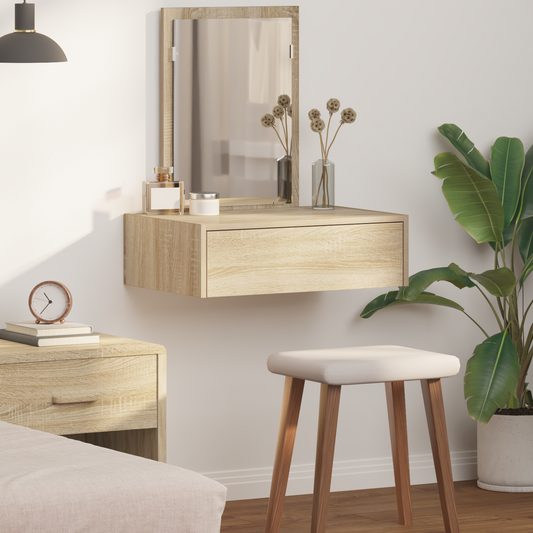 Klædeskab Med Skuffe Brun 60 X 40 X 70 Cm Konstrueret Træ