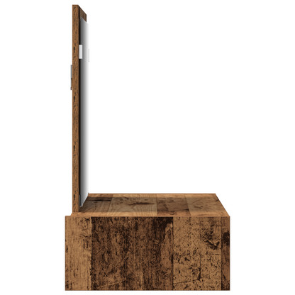 Klædeskab Med Skuffe Brun 60 X 40 X 70 Cm Konstrueret Træ