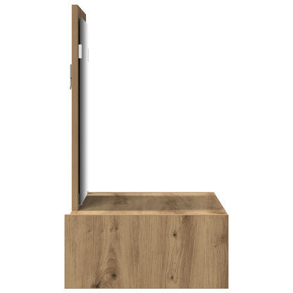 Klædeskab Med Skuffe Brun 60 X 40 X 70 Cm Konstrueret Træ