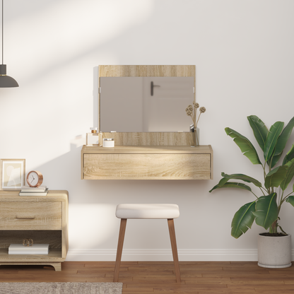 Klædeskab Med Skuffe Brun 83 X 40 X 70 Cm Konstrueret Træ