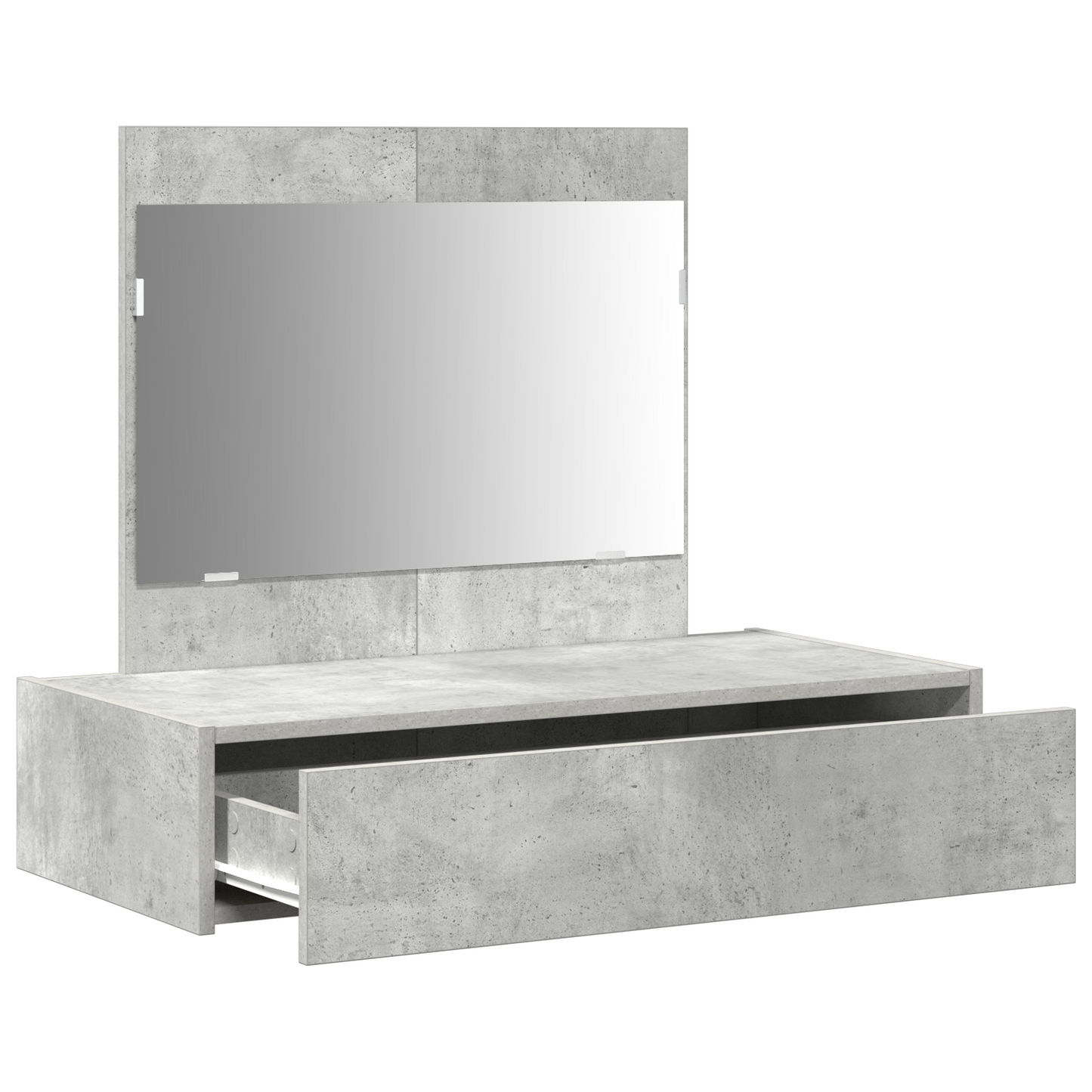 Klædeskab Med Skuffe Grå 83 X 40 X 70 Cm Konstrueret Træ