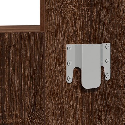 Klædeskab Med Skuffe Brun 83 X 40 X 70 Cm Konstrueret Træ