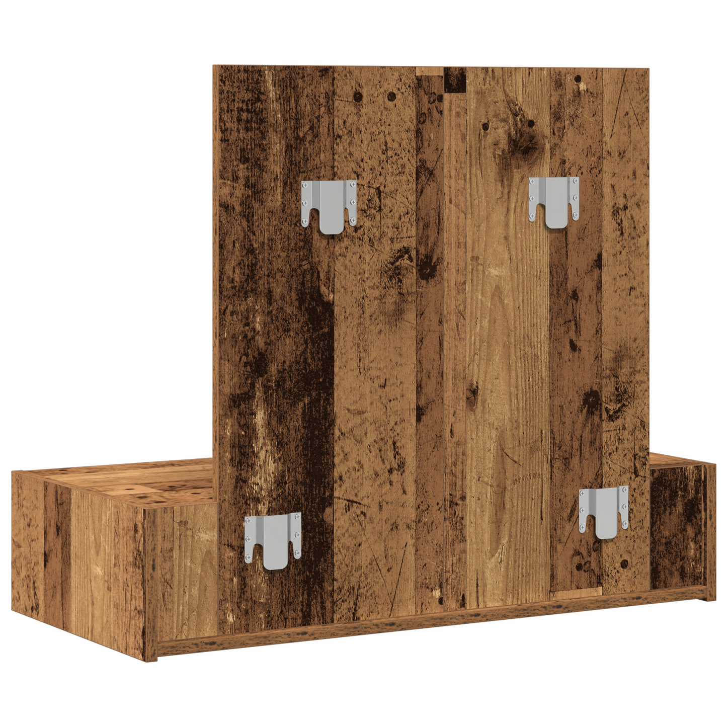 Klædeskab Med Skuffe Brun 83 X 40 X 70 Cm Konstrueret Træ