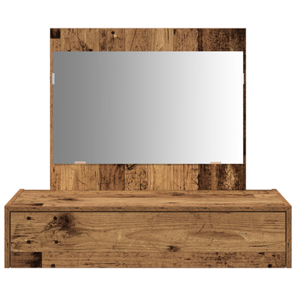 Klædeskab Med Skuffe Brun 83 X 40 X 70 Cm Konstrueret Træ