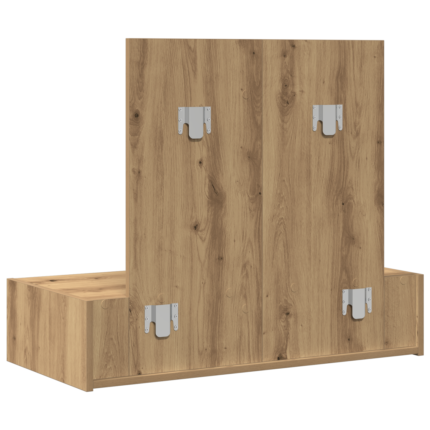 Klædeskab Med Skuffe Brun 83 X 40 X 70 Cm Konstrueret Træ