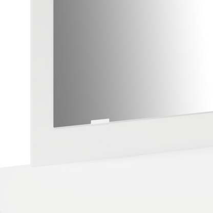 Klædeskab Med Skuffe Hvid 100 X 40 X 70 Cm Konstrueret Træ