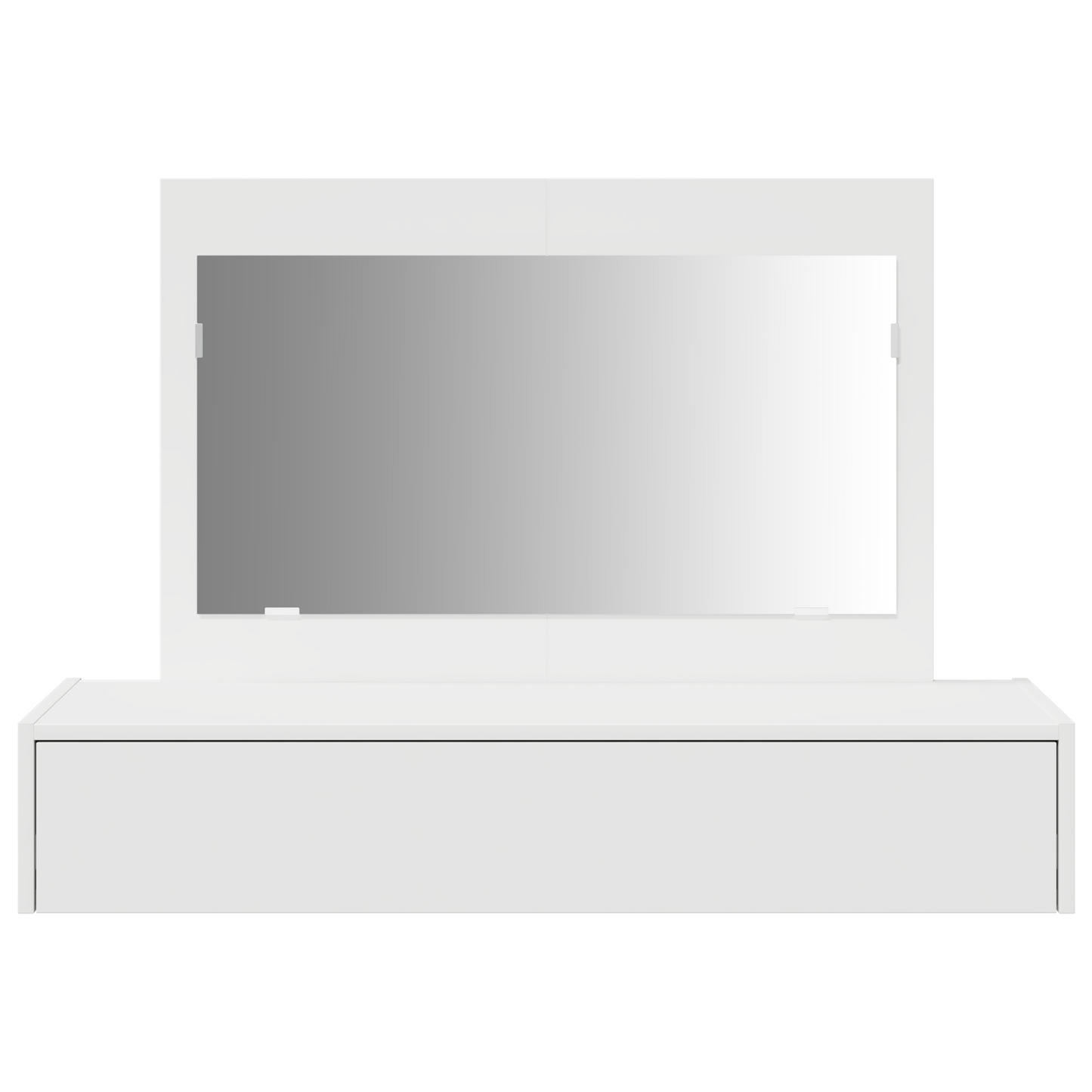 Klædeskab Med Skuffe Hvid 100 X 40 X 70 Cm Konstrueret Træ