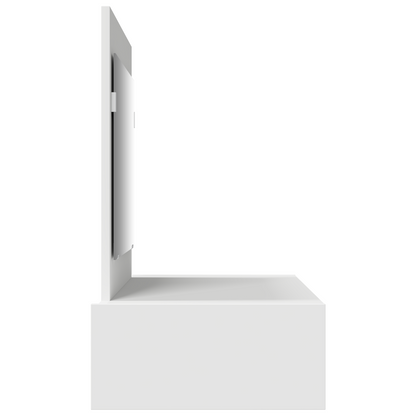 Klædeskab Med Skuffe Hvid 100 X 40 X 70 Cm Konstrueret Træ