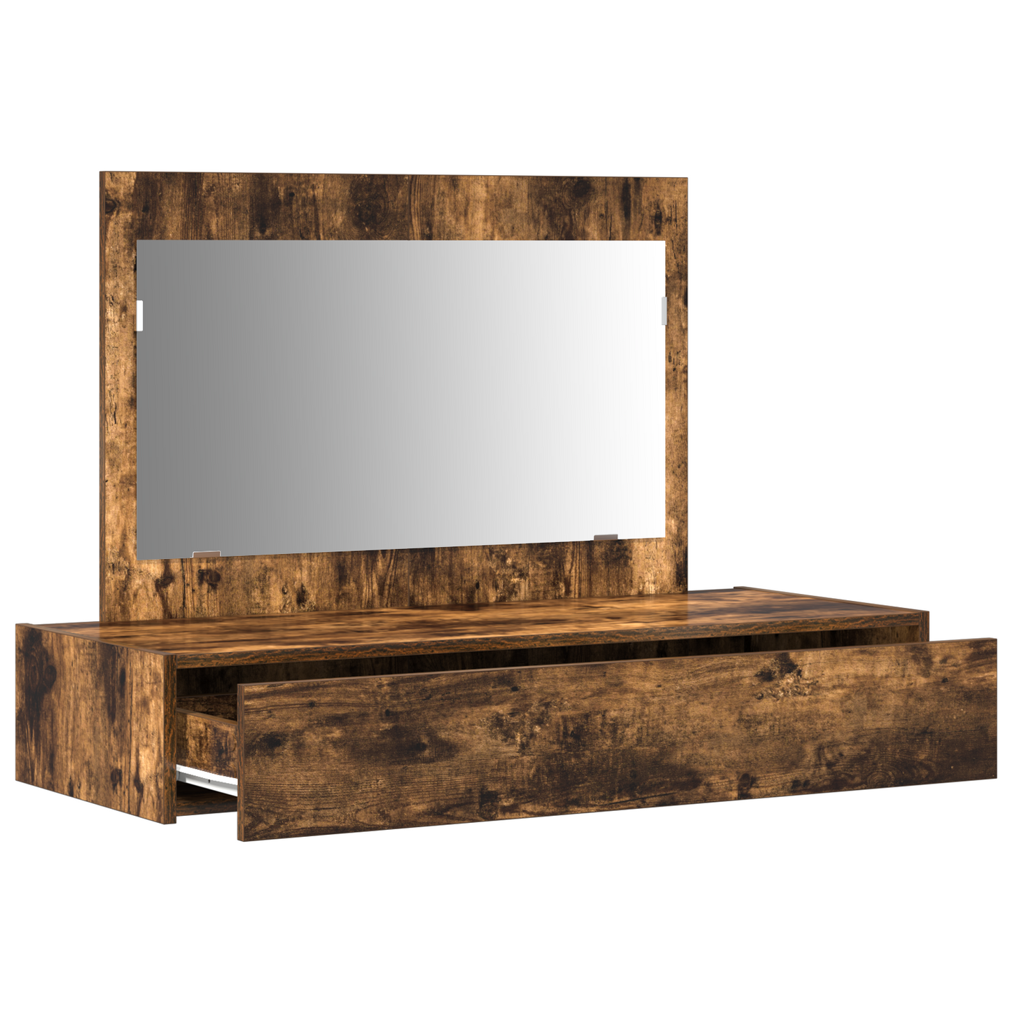 Klædeskab Med Skuffe Brun 100 X 40 X 70 Cm Konstrueret Træ