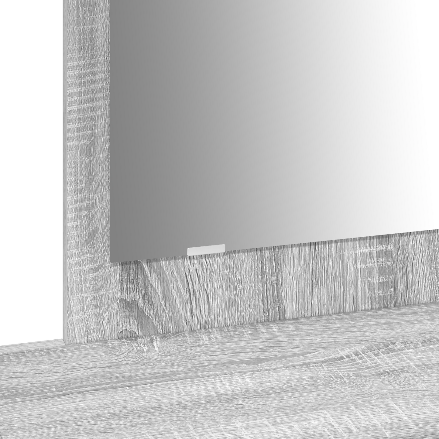 Klædeskab Med Skuffe Grå 100 X 40 X 70 Cm Konstrueret Træ