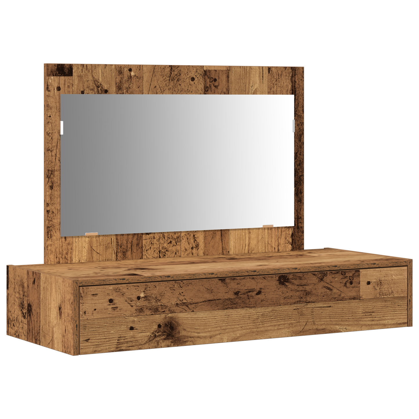 Klædeskab Med Skuffe Brun 100 X 40 X 70 Cm Konstrueret Træ