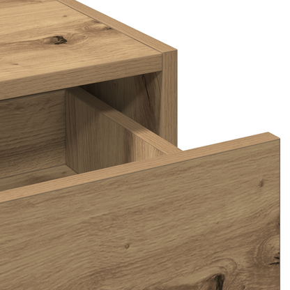 Klædeskab Med Skuffe Brun 100 X 40 X 70 Cm Konstrueret Træ