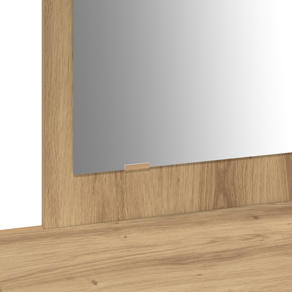 Klædeskab Med Skuffe Brun 100 X 40 X 70 Cm Konstrueret Træ