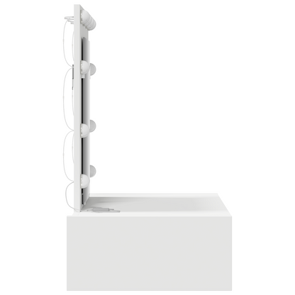 Klædeskab Med Skuffe Hvid 60 X 40 X 70 Cm Konstrueret Træ