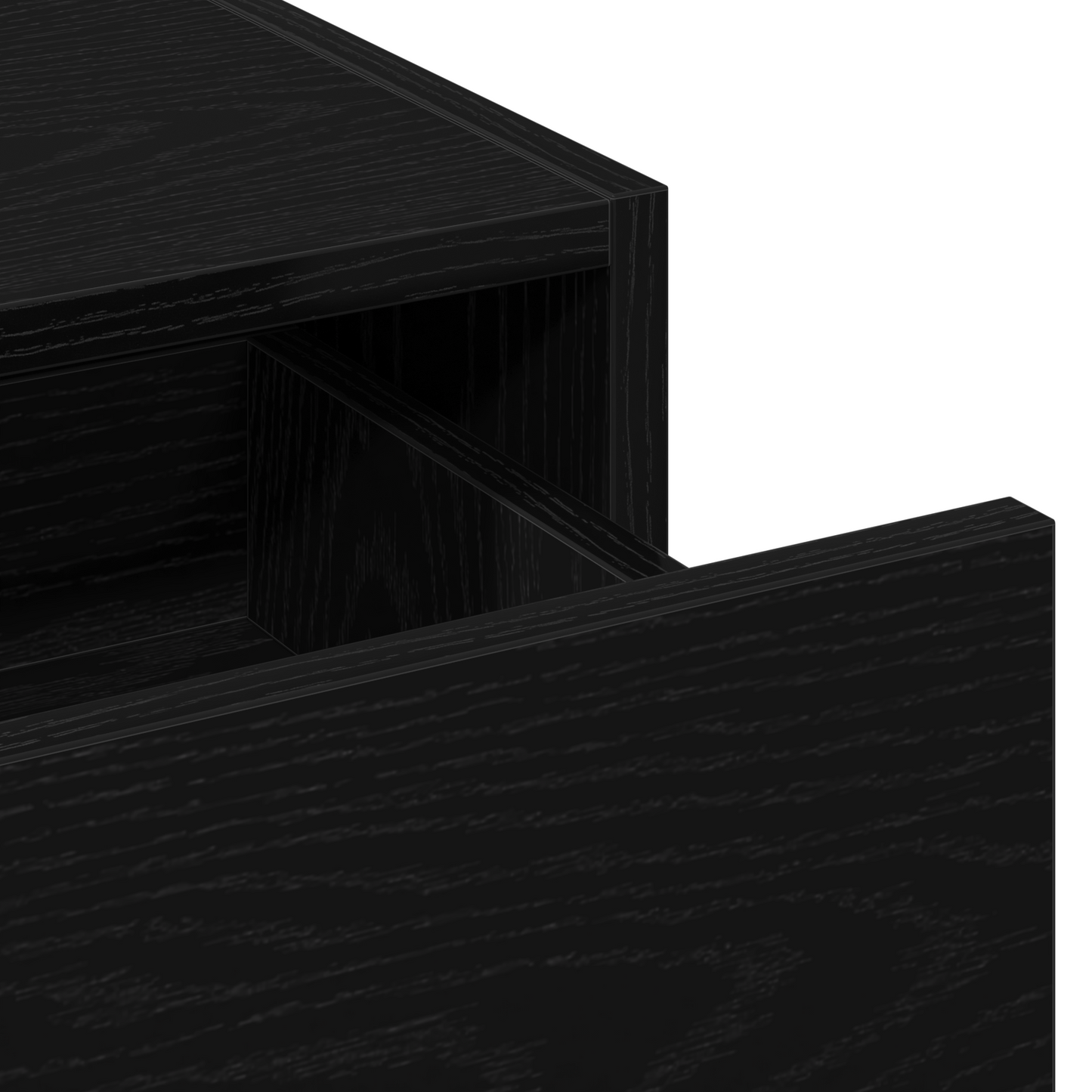 Klædeskab Med Skuffe Sort 60 X 40 X 70 Cm Konstrueret Træ