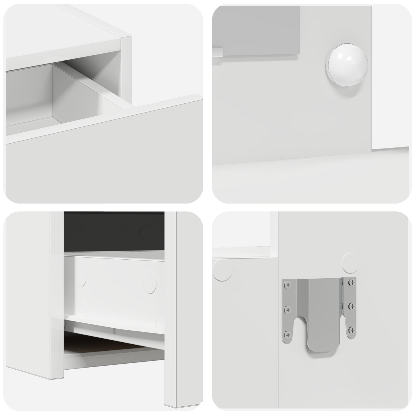 Klædeskab Med Skuffe Hvid 83 X 40 X 70 Cm Konstrueret Træ