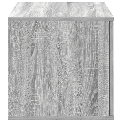 Opbevaringsskab Grå Sonoma 127X41X40 Cm Ingeniørtræ