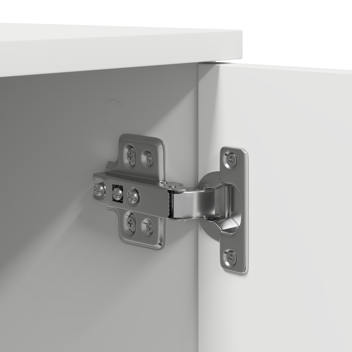 Opbevaringsskab Hvid 118X41X40 Cm Lavet Af Træ