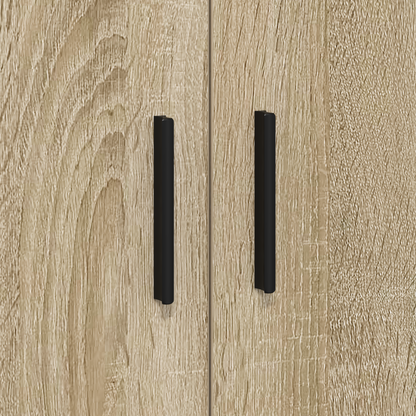 Opbevaringsskab I Sonoma Eg 118X41X40 Cm - Lavet Af Træ
