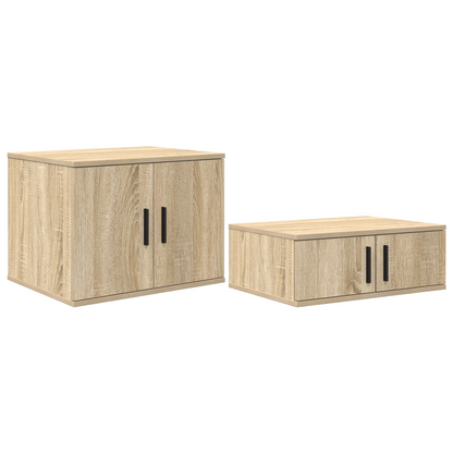 Opbevaringsskab Sonoma Eg 108X41X40 Cm Lavet Af Konstrueret Træ