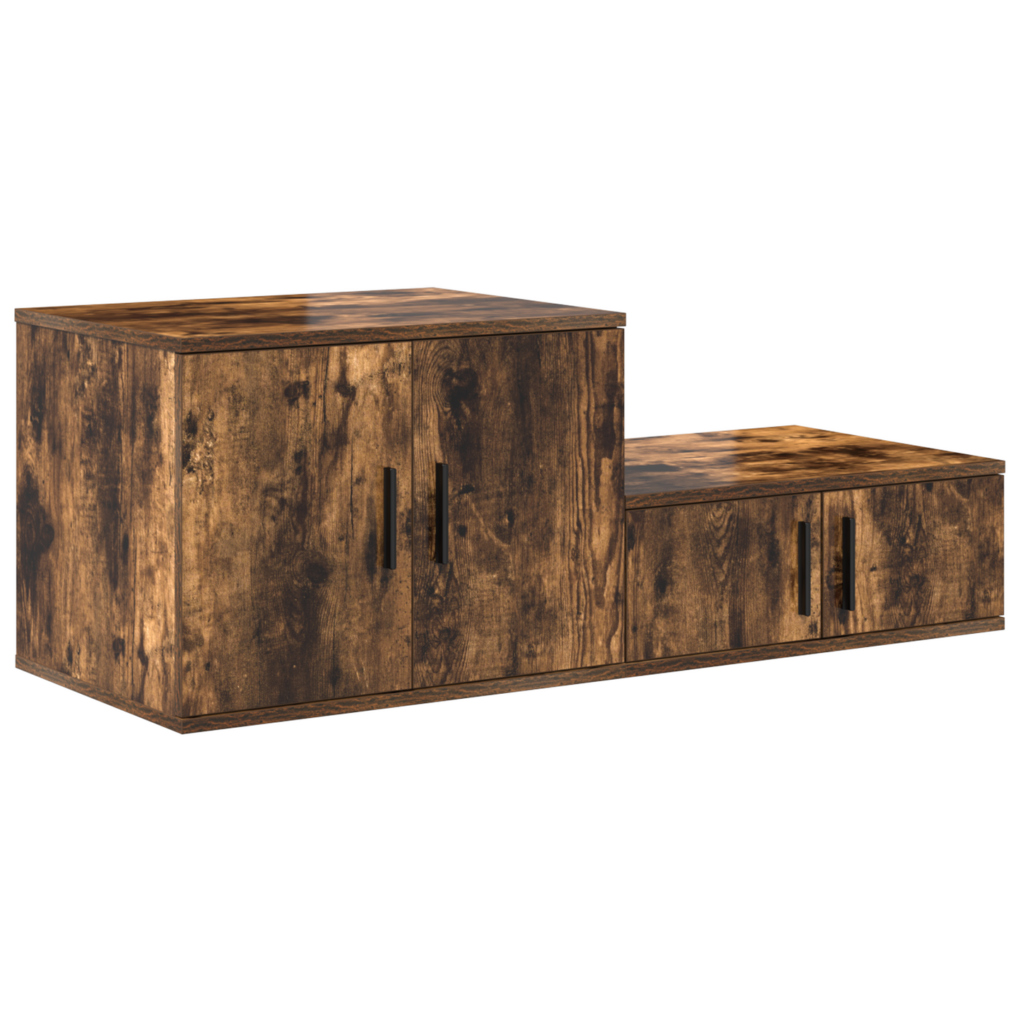 Opbevaringsskab Røget Eg 108X41X40 Cm Ingeniørtræ