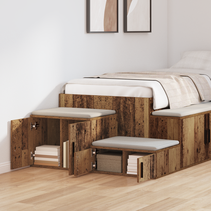 Opbevaringsskab Gammelt Træ 108X41X40 Cm Ingeniørtræ