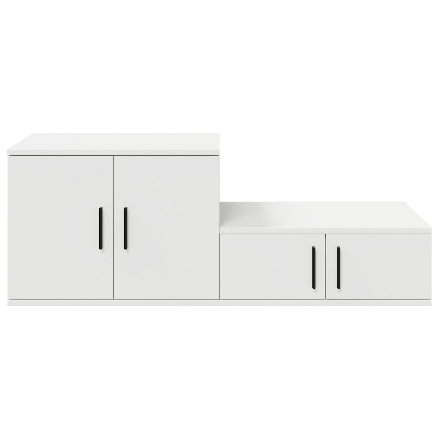Opbevaringsskab Hvid 103X41X40 Cm Træ