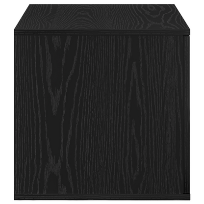 Sort Opbevaringsskab 103X41X40 Cm I Konstrueret Træ