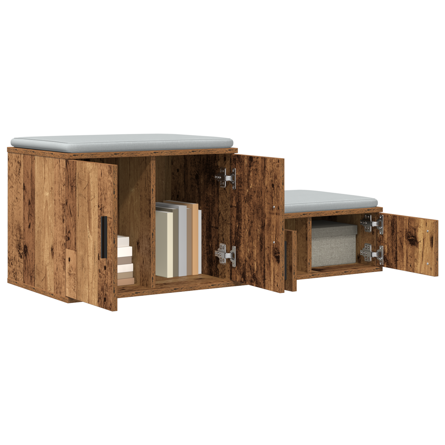 Opbevaringsskab I Gammelt Træ 103X41X40 Cm Ingeniørtræ