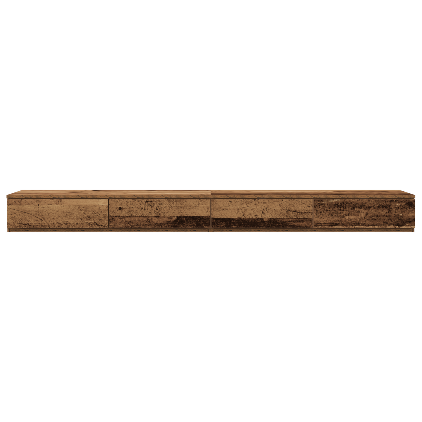 Sengeskuffer Gamle Træ 200X36,5X16,5 Cm Ingeniørt Træ