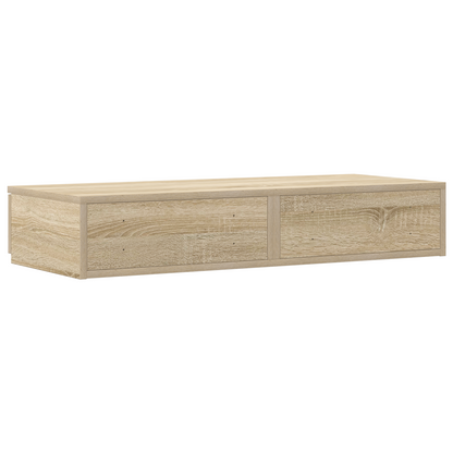 Sengeskuffer Sonoma Eg 80X36,5X16,5 Cm Konstrueret Træ