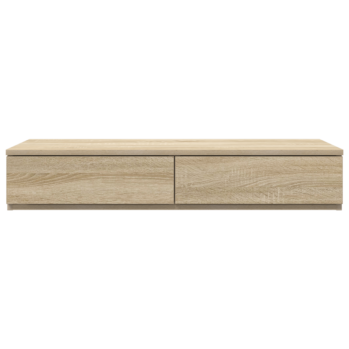 Sengeskuffer Sonoma Eg 80X36,5X16,5 Cm Konstrueret Træ
