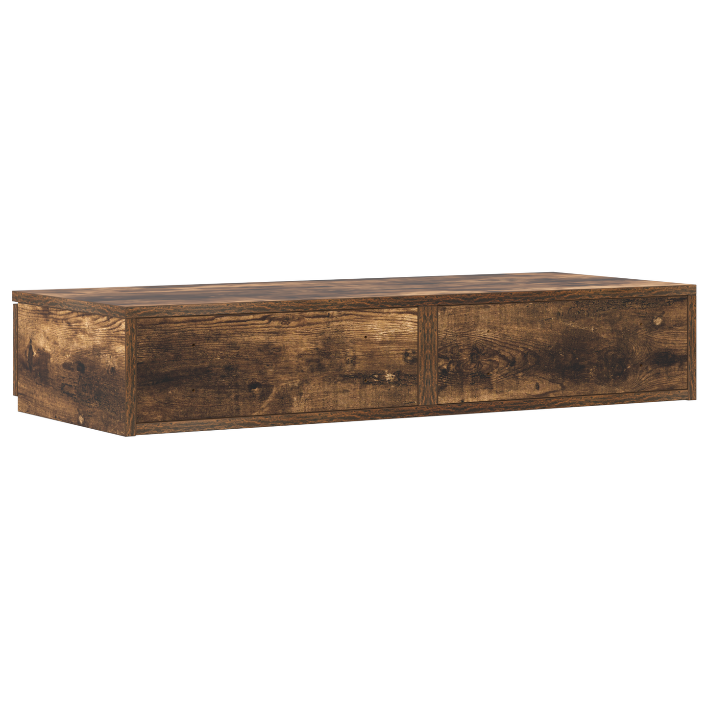 Sengeskuffer Røget Eg 90X36,5X16,5 Cm Lavet I Træ