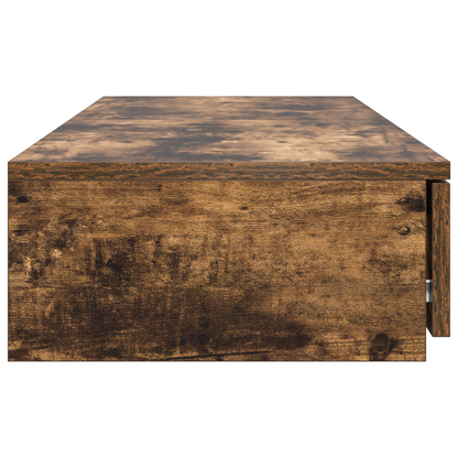 Sengeskuffer Røget Eg 120X36,5X16,5 Cm Konstrueret Træ