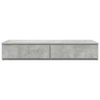 Sengekufferter I Betongrå 75X36,5X16,5 Cm Lavet Af Træ