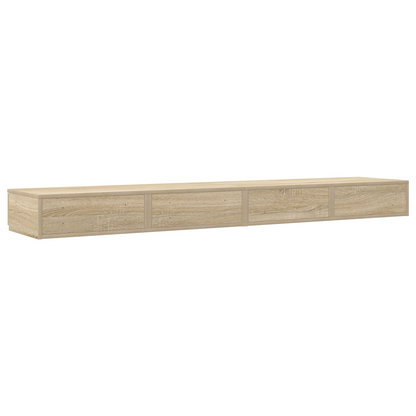 Sengeskuffer I Sonoma Eg 180X36,5X16,5 Cm I Konstrueret Træ