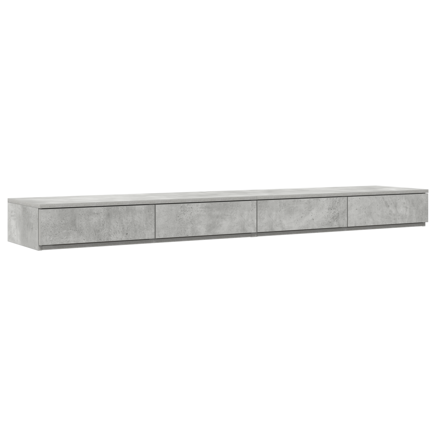 Sengekufferter Beton Grå 180X36,5X16,5 Cm Konstrueret Træ