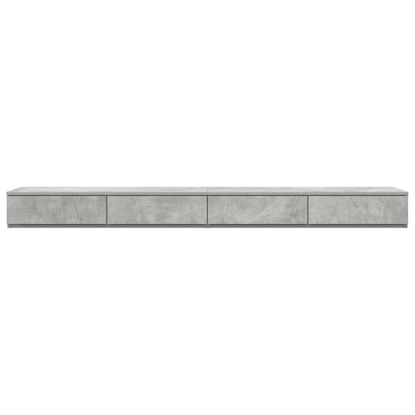 Sengekufferter Beton Grå 180X36,5X16,5 Cm Konstrueret Træ